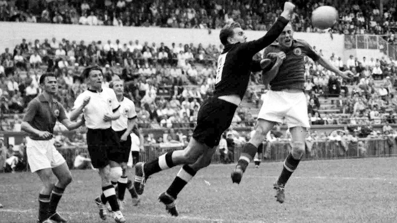 Στιγμιότυπο από τον τελικό του Παγκόσμιου Κυπέλλου 1954