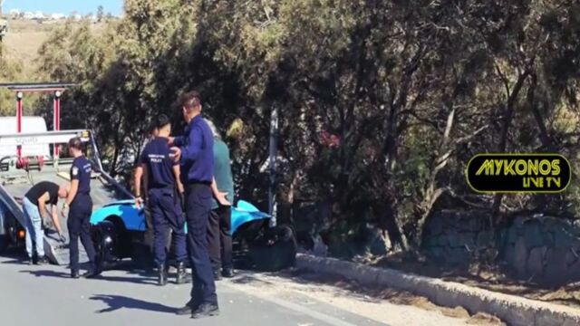 Τροχαίο δυστύχημα στη Μύκονο: Γνωστός κατασκευαστής βρήκε ακαριαίο θάνατο στην άσφαλτο (Βίντεο)