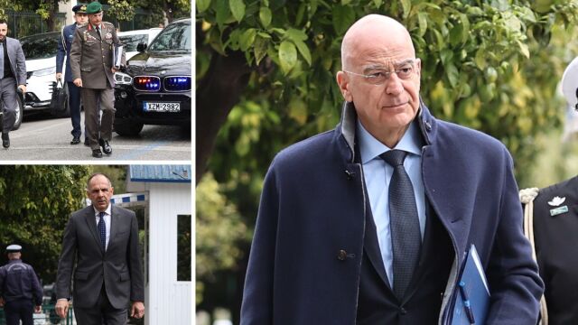 Σε εξέλιξη η συνεδρίαση του ΚΥΣΕΑ για τον πόλεμο στη Μέση Ανατολή (Εικόνες  Βίντεο)