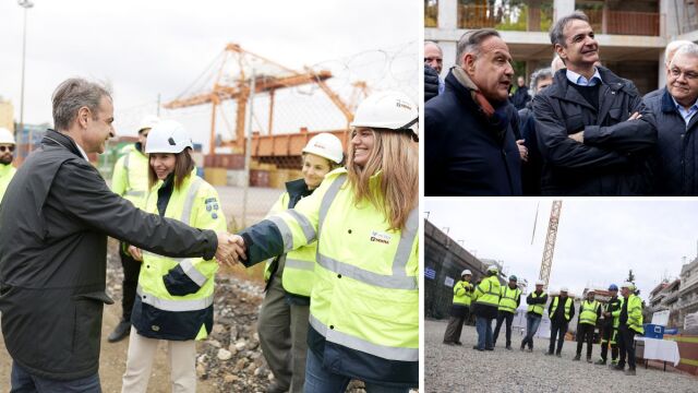 Μητσοτάκης από Θεσσαλονίκη: Η κατασκευή του 6ου προβλήτα θα αναβαθμίσει το λιμάνι της (Εικόνες)