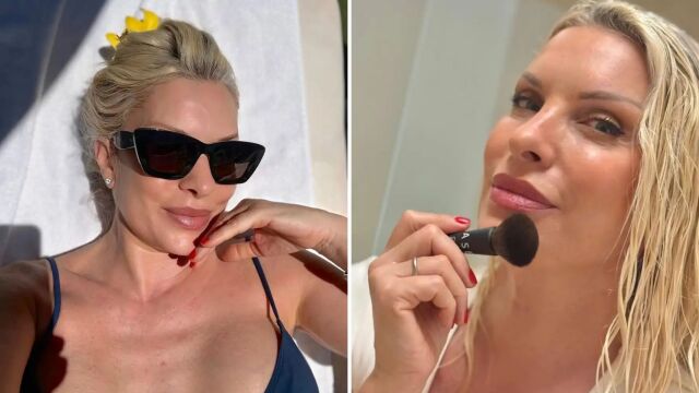 Ελένη Μενεγάκη: Ηλιοθεραπεία στην Ισπανία - 