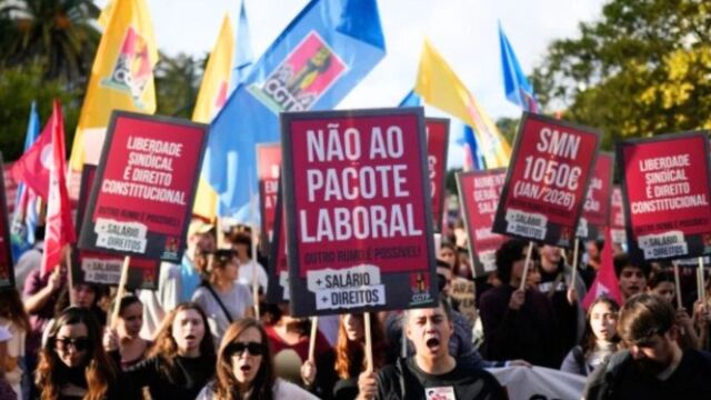 Πορτογαλία: Δεκάδες χιλιάδες εργαζόμενοι στους δρόμους της Λισαβόνας, ενάντια στην καταστρατήγηση των δικαιωμάτων τους