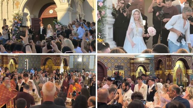 Παντρεύτηκαν Φειδίας Παναγιώτου και Στυλιάνα Αβερκίου: Όσα έγιναν κατά την διάρκεια αλλά και πριν τον γάμο (Εικόνες)