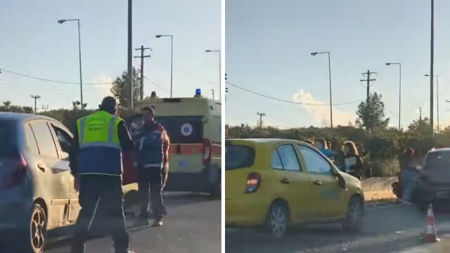 Σοβαρό τροχαίο στο Ηράκλειο Κρήτης: Αυτοκίνητο ανετράπη μετά από καραμπόλα τριών οχημάτων στον ΒΟΑΚ (Βίντεο)