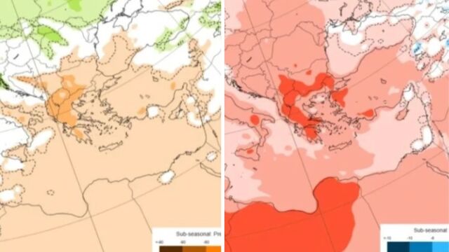 Καιρός: Προειδοποίηση Κολυδά για δύο κύματα θερμών αέριων μαζών - Πότε έρχεται η έντονη ζέστη (Εικόνες)