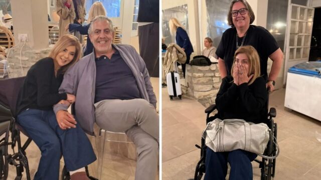 Βάσια Παναγοπούλου: Η φωτογραφία σε αναπηρικό αμαξίδιο μετά το ατύχημα στο τελευταίο γύρισμα της Γης της Ελιάς (Εικόνες)
