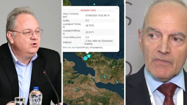 Σεισμικό μπαράζ στην Εύβοια: Καθησυχαστικοί Παπαζάχος και Γκ