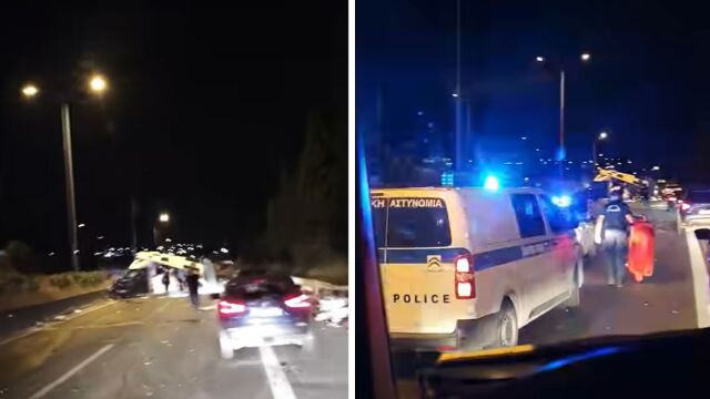 Θεσσαλονίκη: Σφοδρή σύγκρουση τροχόσπιτου με ΙΧ - 