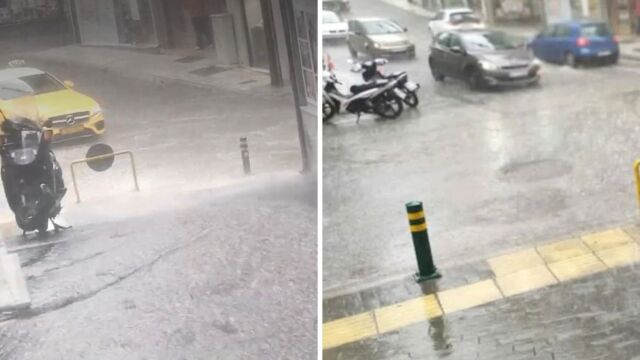 Κακοκαιρία: Σε εξέλιξη το πρώτο κύμα με βροχές και χαλάζι σε Άνω Λιόσια, Θήβα, Καστοριά και Ελασσόνα (Βίντεο)