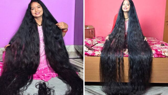 Η “Ραπουνζέλ” της Ινδίας που μπήκε στο Ρεκόρ Γκίνες – Έχει μαλλιά μήκους 2,71 μέτρων (Eικόνες & Βίντεο)