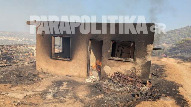 Φωτιά στον Κουβαρά: Εκκενώθηκε ο Άγιος Στυλιανός, κάηκε κτηνοτροφική μονάδα - 197 πυροσβέστες στη μάχη, συνδρομή από Γαλλία και Ρουμανία (Βίντεο)