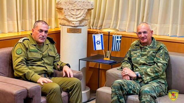 Μήνυμα ισχύος στην Τουρκία από Αθήνα - Ιερουσαλήμ: Συνομιλίες του Αρχηγού ΓΕΕΘΑ με την ηγεσία των Ενόπλων Δυνάμεων του Ισραήλ