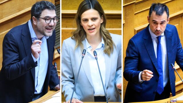 Αχτσιόγλου, Χαρίτσης και Ηλιόπουλος: Από τις καταγγελίες για τον αρχηγισμό του Κασσελάκη στα διαπιστευτήρια υποταγής στο κόμμα-ΙΧ του Τσίπρα