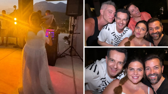 Δανάη Μπάρκα και Φάνης Μπότσης: Το pre wedding πάρτι δίπλα στη θάλασσα - Tο λευκό φόρεμα και το μυστικό του γάμου (Εικόνες)