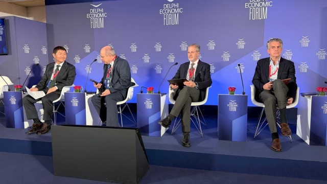 Ο πρόεδρος της ΕΡΤ, Γιάννης Παπαδόπουλος, στο Οικονομικό Φόρουμ των Δελφών: 