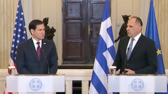 Γεραπετρίτης & Ρούμπιο: Τα F-35 αναδεικνύουν τη σταθερή αμυντική συνεργασία μας - Ευγνώμονες που η Ελλάδα παραμένει σπουδαίος σύμμαχος - Απόλυτη αφοσίωση στην ενεργειακή συνεργασία των δυο χωρών