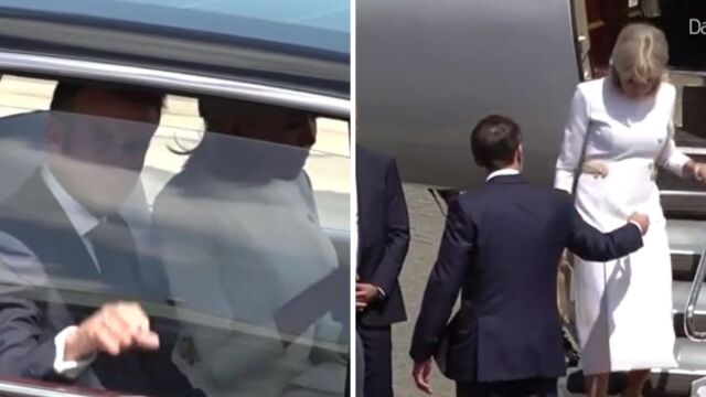 Εμανουέλ Μακρόν: Η ντροπιαστική στιγμή που η Μπριζίτ αρνήθηκε να πιάσει το απλωμένο χέρι του - Νέο προεδρικό επεισόδιο (Βίντεο)