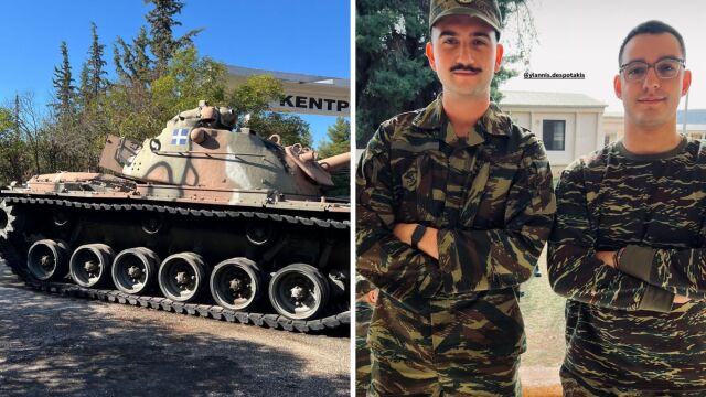 Πήγε φαντάρος ο Ανδρέας Πάγκαλος: Στον Αυλώνα για εκπαίδευση ο γιος του Θεόδωρου Πάγκαλου