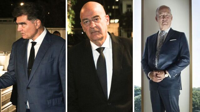 Το δείπνο Τζίγγερ, Δένδια και Χόλτερμαν στο NYNN (πρώην Hilton) μετά την εκδήλωση μνήμης για τον Βαρδή Βαρδινογιάννη