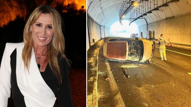 Σοκαριστικό τροχαίο για την Πηγή Δεβετζή: Τούμπαρε το αυτοκίνητό της σε τούνελ (Εικόνες & Βίντεο)