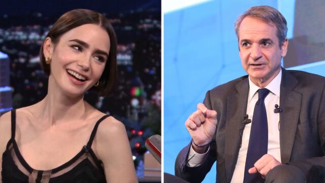 Το σχόλιο-έκπληξη της Λίλι Κόλινς για τον Κυριάκο Μητσοτάκη: O πρωθυπουργός της Ελλάδας παρακολουθεί με τη σύζυγό του το Emily in Paris (Βίντεο)