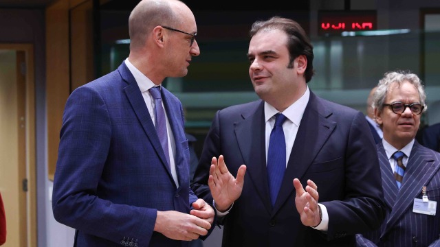 Ιστορική νίκη: Ο Κυριάκος Πιερρακάκης νέος πρόεδρος του Eurogroup (Eικόνες)