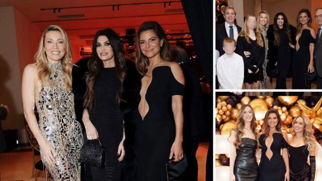 Μαρία Μενούνος: Ταξίδευσε στην Ελλάδα για τα γενέθλια του Λέοντα Πατίτσα - Η συνάντηση με την Κίμπερλι Γκίλφοϊλ (Εικόνες)