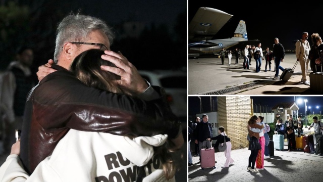 Μέση Ανατολή: Επέστρεψαν 91 Έλληνες με C-130 από το Άμπου Ντάμπι - Συγκινητικές στιγμές στο αεροδρόμιο της Ελευσίνας (Εικόνες & Βίντεο)