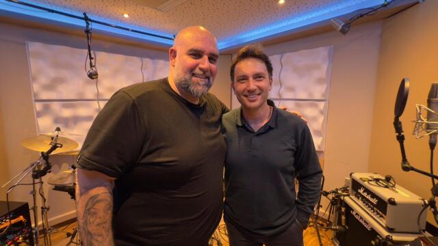 Δημήτρης Κανέλλος: Στο στούντιο ηχογράφησης με τον Λευτέρη Κιντάτο…για την απόλυτη λαϊκή μπαλάντα (Εικόνες)