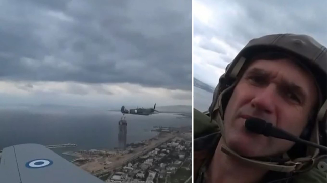 25 Μαρτίου: Εντυπωσιακές εικόνες μέσα από το πιλοτήριο των πολεμικών αεροσκαφών που “παρελαύνουν” (Εικόνες και βίντεο)