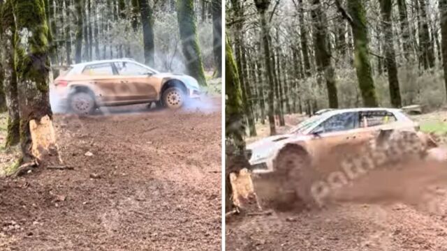 Σοκαριστικό βίντεο με ατύχημα στο Ολυμπιακό Ράλλυ - Αγωνιστικό προσέκρουσε σε δέντρο