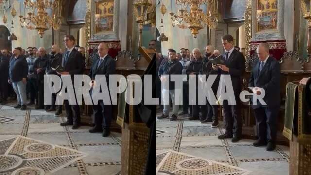 Στο Άγιον Όρος ο Παύλος Ντε Γκρες: Έψαλε το Πατέρ Ημών στην κυριακάτικη Θεία Λειτουργία (Βίντεο)