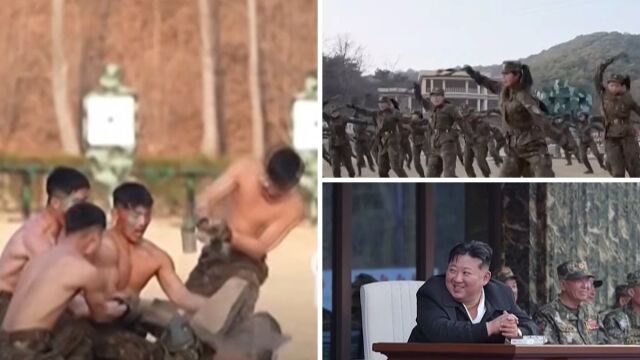 Βόρεια Κορέα: Στρατιώτες σπάνε τσιμέντο με το κεφάλι τους και ο Κιμ Γιονγκ Ουν παρακολουθεί περήφανος το θέαμα (Βίντεο)
