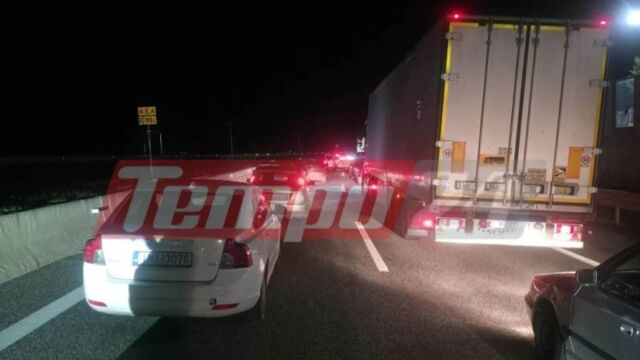 Ολυμπία Οδός: Τροχαίο στη σήραγγα 