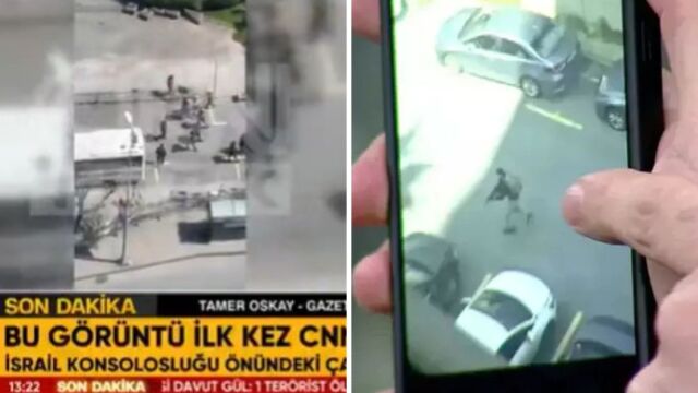 Τουρκία: Η στιγμή που ο δράστης οπλίζει για να επιτεθεί στο ισραηλινό προξενείο στην Κωνσταντινούπολη (Βίντεο)