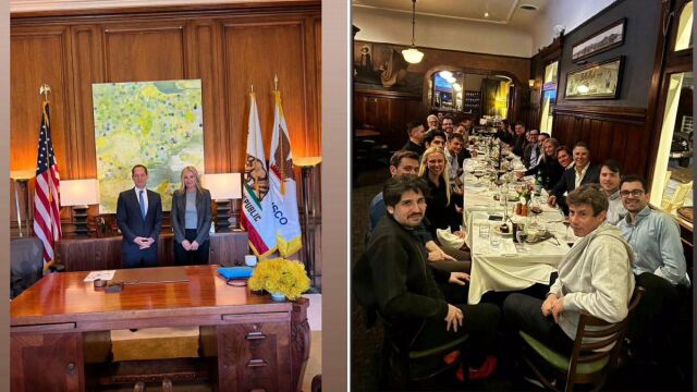 Η Μαρέβα Μητσοτάκη στο Σαν Φρανσίσκο: Η συνάντηση με τη νέα γενιά Ελλήνων επιχειρηματιών και τον δήμαρχο της πόλης Daniel Lurie (Εικόνες)