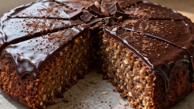 Αφράτο σοκολατένιο κέικ χωρίς ζάχαρη και βούτυρο - Κι όμως γίνεται