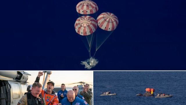 Το Artemis II επέστρεψε από τη Σελήνη - Συγκλονιστικές εικόνες και βίντεο από την επιστροφή στη Γη