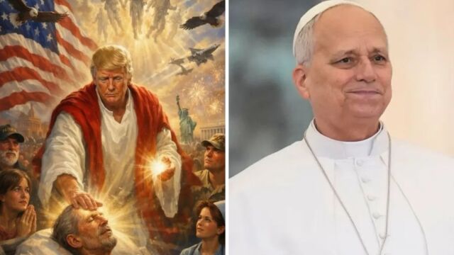 Ο Τραμπ εμφανίστηκε ως… Ιησούς και επιτέθηκε στον Πάπα Λέοντα: 