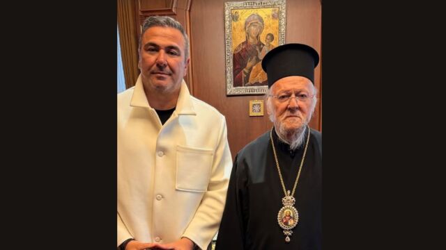 Αντώνης Ρέμος: Συνάντηση με τον Οικουμενικό Πατριάρχη Βαρθολομαίο στην Κωνσταντινούπολη - 