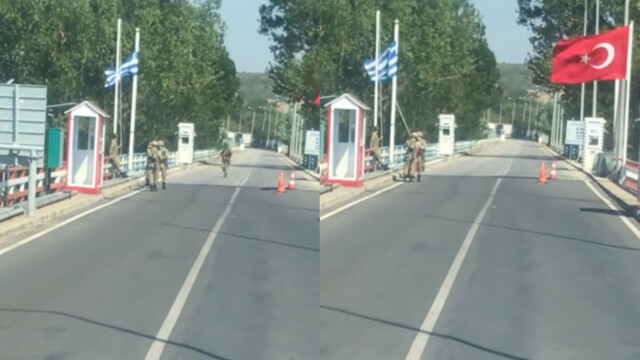 Έβρος: Viral η στιγμή που στρατιώτης ξεδιπλώνει την μπλεγμένη ελληνική σημαία