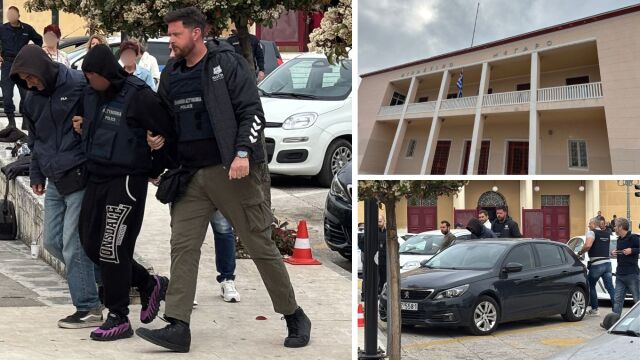 Μυρτώ: Με κουκούλες και αλεξίσφαιρα στον εισαγγελέα οι τρεις κατηγορούμενοι για τον θάνατό της στην Κεφαλονιά (Εικόνες & Βίντεο)