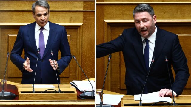 Η διπλή στρατηγική Μητσοτάκη στη συζήτηση για το κράτος δικαίου και ο Ανδρουλάκης που εμφανίστηκε θυμωμένος, αλλά όχι προετοιμασμένος