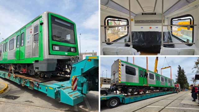 Αλλάζει η πράσινη γραμμή του μετρό: Σε δοκιμαστική λειτουργία ο νέος αναβαθμισμένος συρμός του ηλεκτρικού (Εικόνες)