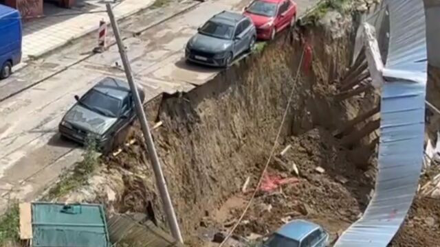 Θεσσαλονίκη: Εντυπωσιακά πλάνα από την υποχώρηση τοιχίου - 