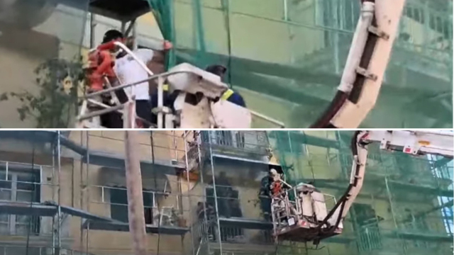 Κέρκυρα: Από θαύμα σώθηκε 15χρονος που έπεσε από σκαλωσιά (Βίντεο)