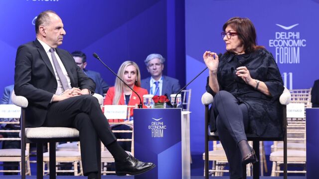 Οικονομικό Φόρουμ Δελφών: Γεραπετρίτης και Σούιτσα για τους κινδύνους στη Μεσόγειο - 