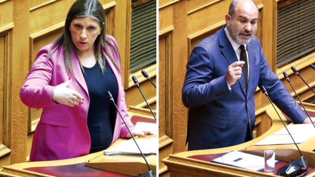 Καβγάς στη Βουλή μεταξύ Κωνσταντοπούλου και Μαρκόπουλου - Δεν μας αφήνετε να μιλήσουμε