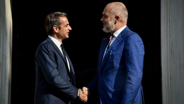 Συνάντηση Μητσοτάκη  Ράμα με 