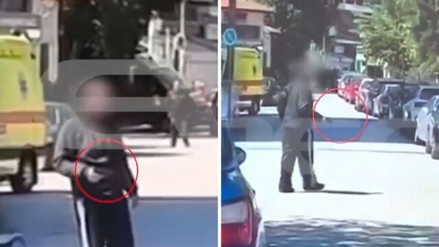 Κρατικό Νίκαιας: Βίντεο ντοκουμέντο από τη στιγμή που ο άνδρας εισβάλλει στον εξωτερικό χώρο του νοσοκομείου